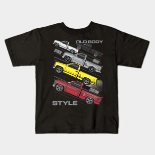 Old Body Style OBS trucks Kids T-Shirt